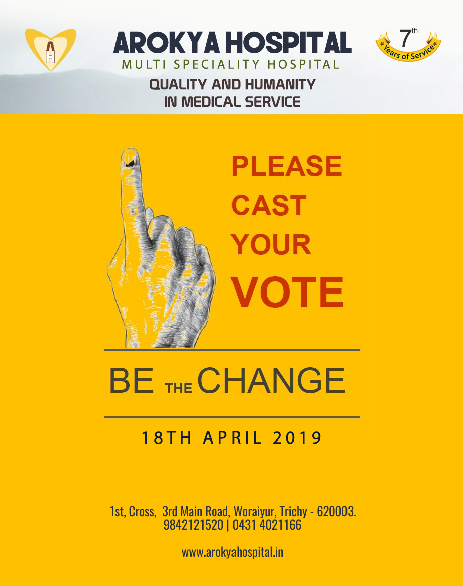 Please cast your vote. Be the CHANGE
